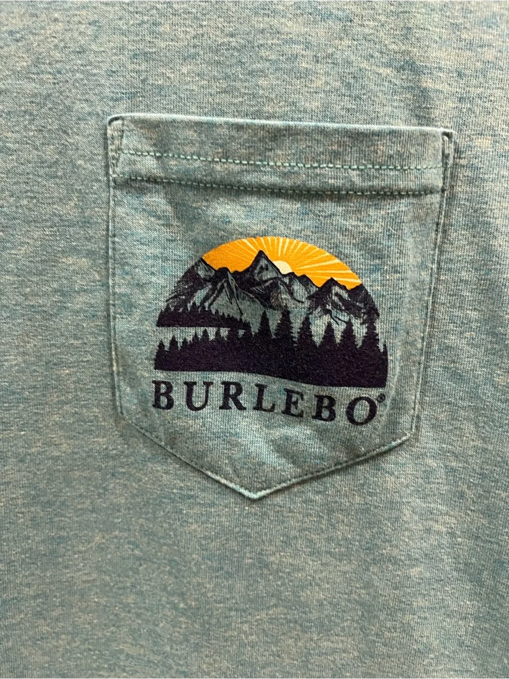 Burlebo Explore Always Pack Light Travel Often Men’s Long Sleeved Tee Small - Picture 3 of 4